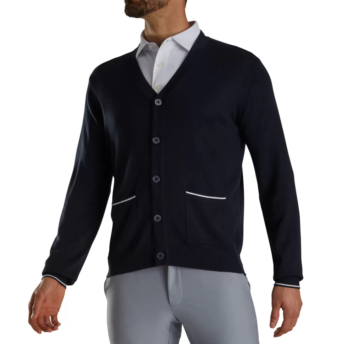 Flash Sale Men's Centennial Collection Golf Cardigan Sweater Men Men's Golf Sweaters