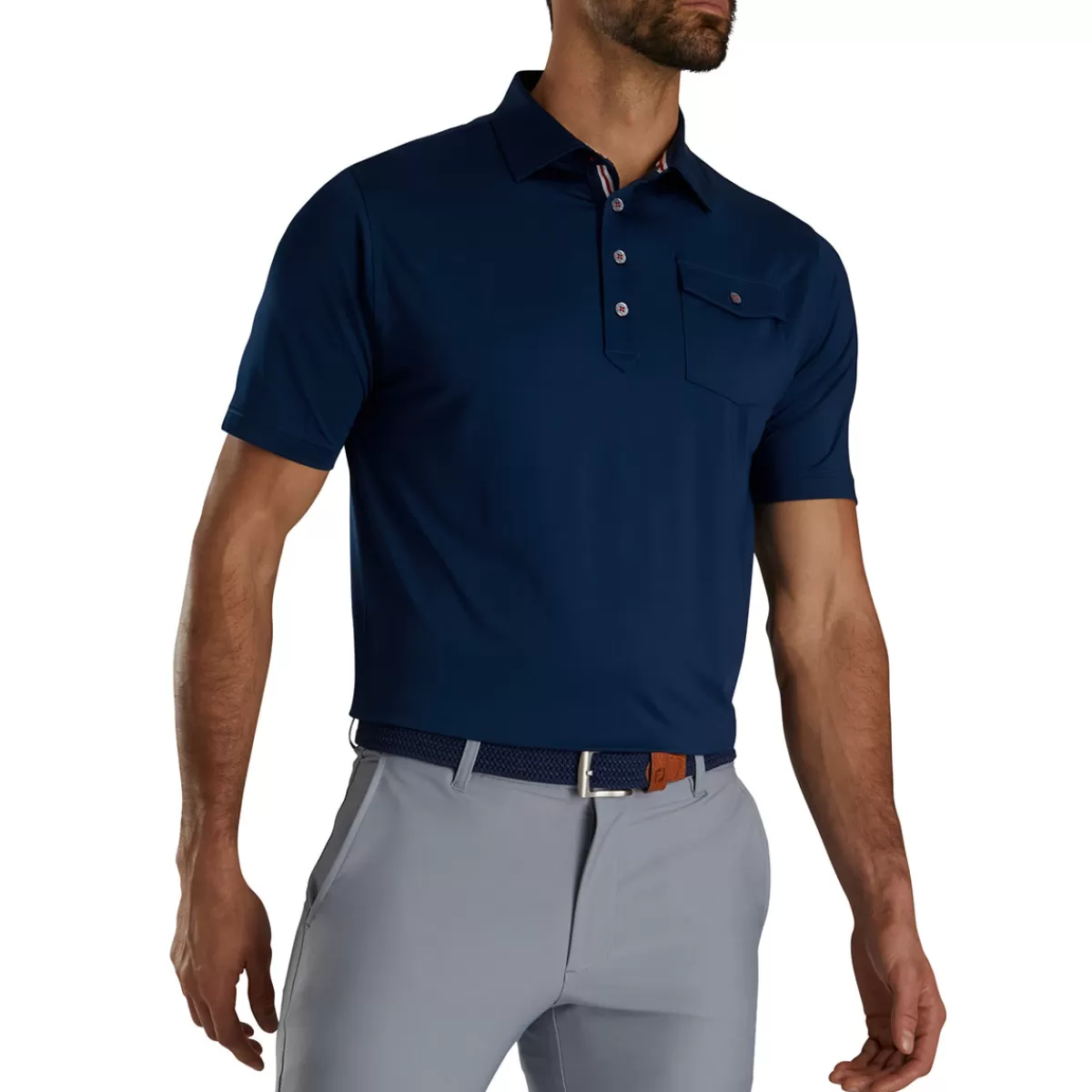 Best Men's Centennial Collection Lisle Chest Pocket Golf Polo Shirt Men Men's Golf Polo Shirts