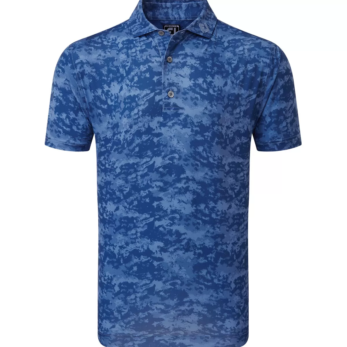 Cheap FootJoy Men's Cloud Camo Golf Polo Shirt Twilight