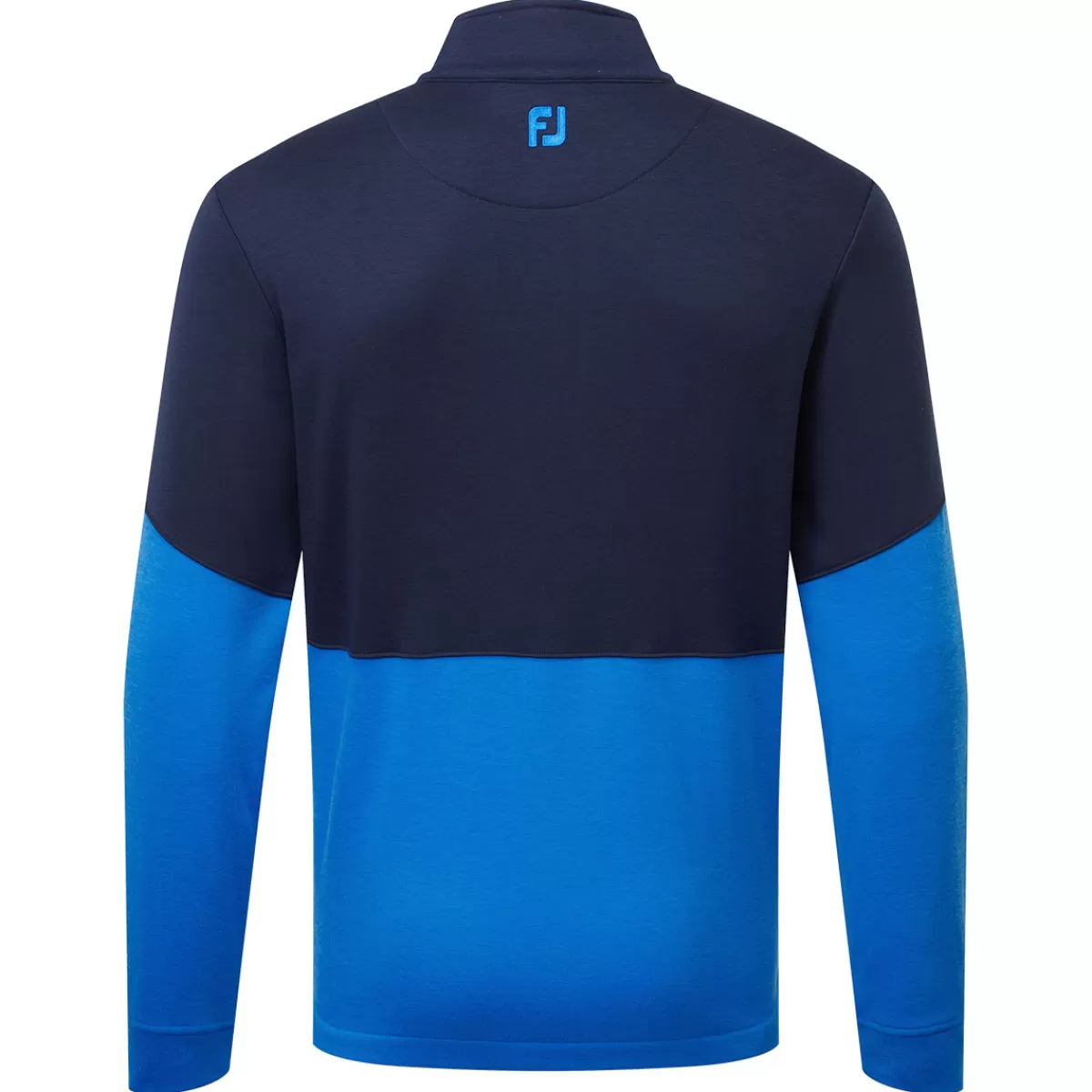 Online FootJoy Men's Colour Block Chill-Out Full Zip Golf Mid Layer Navy Blue
