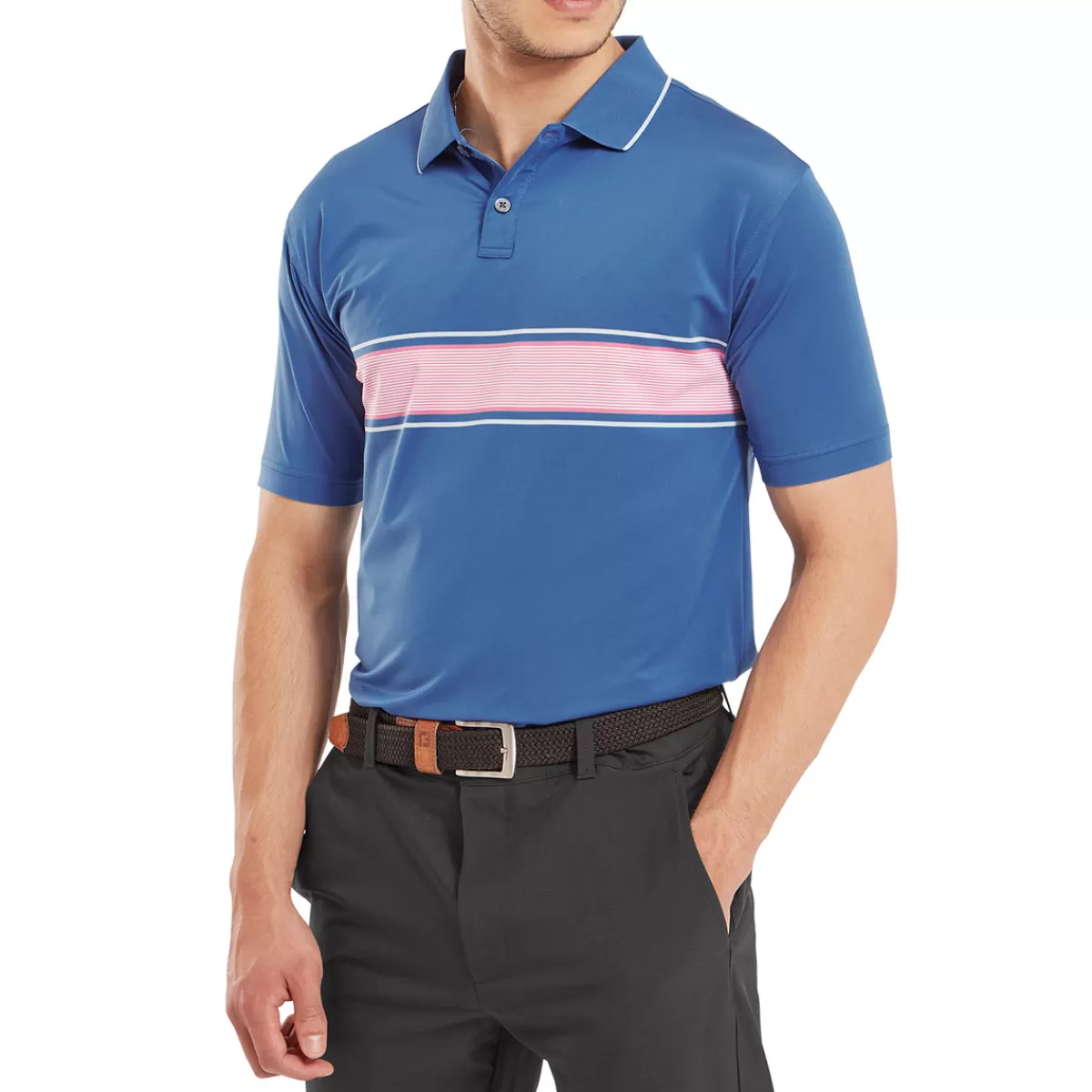 Best Men's Engineered Pin Stripe Golf Polo Shirt Men Men's Golf Polo Shirts