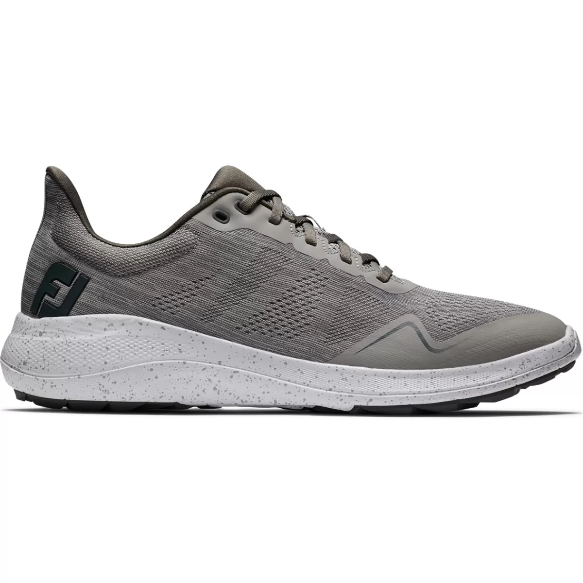 Cheap FootJoy Men's Flex Waterproof Spikeless Golf Shoes Heather/Grey/Charcoal