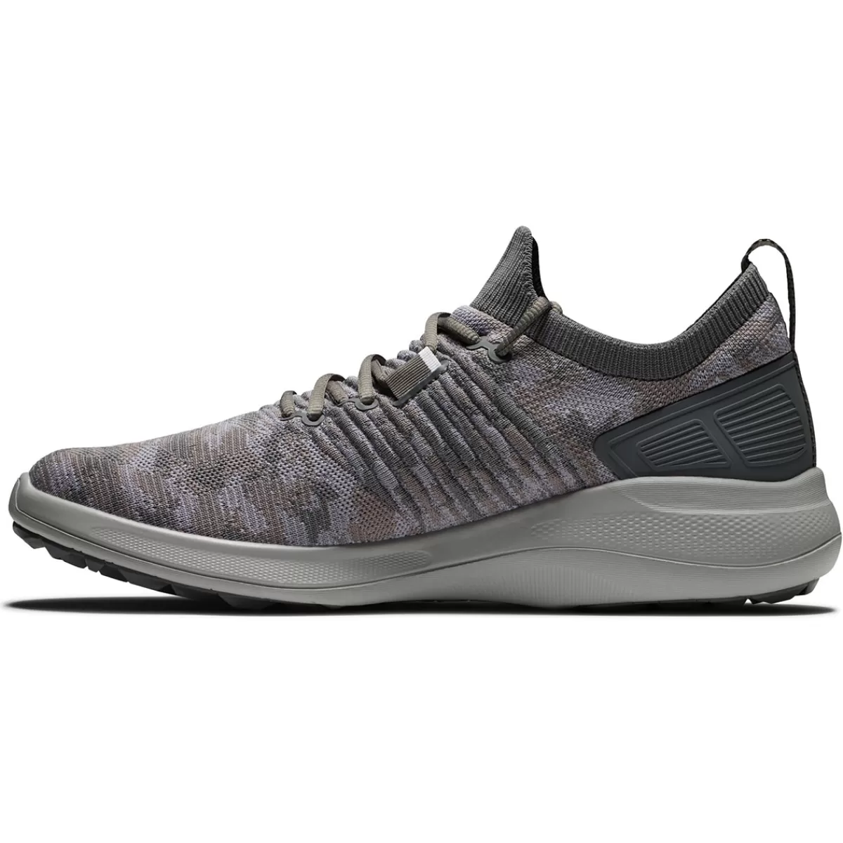 Cheap FootJoy Men's Flex Xp Camo Waterproof Spikeless Golf Shoes Grey