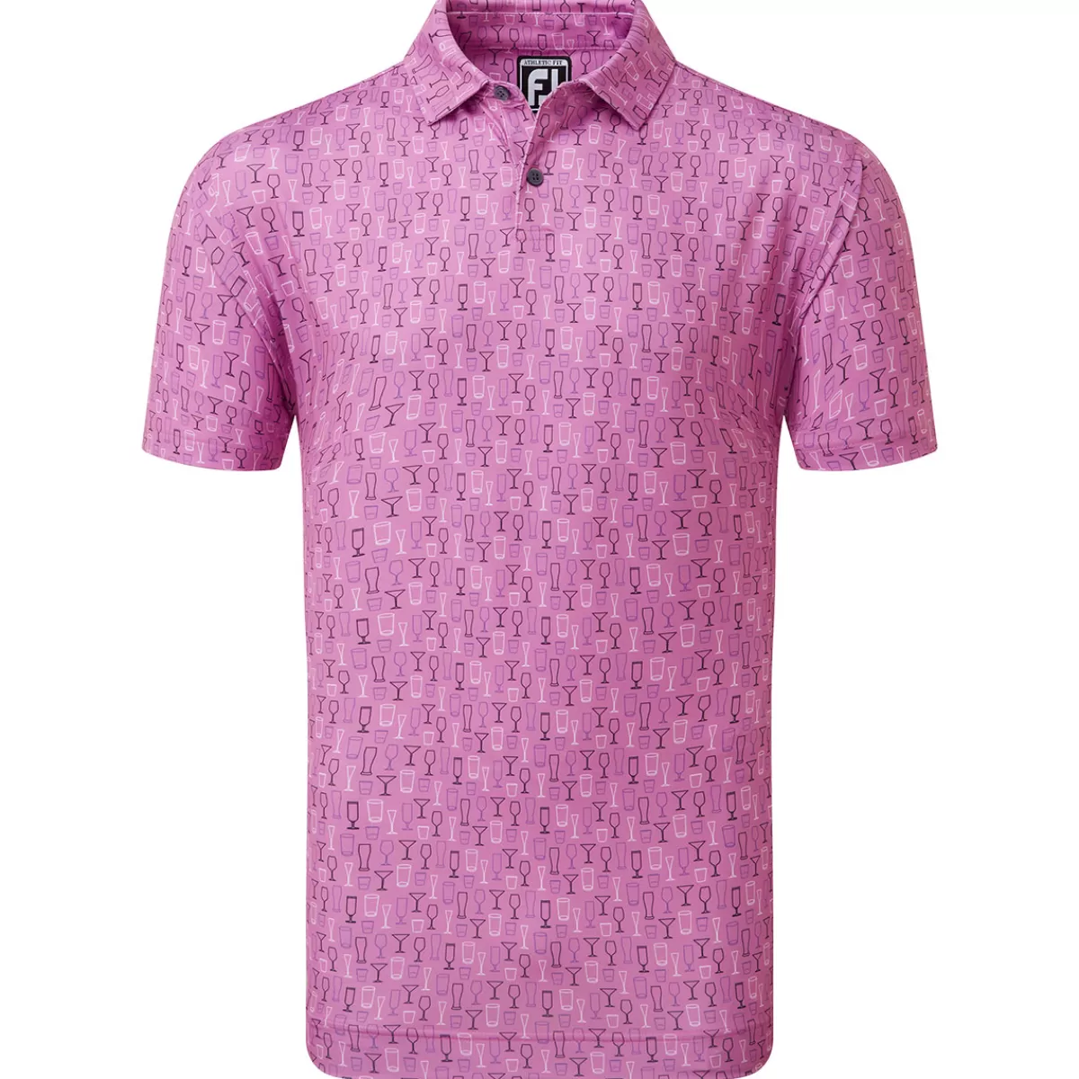 Discount FootJoy Men's Glass Print Golf Polo Shirt