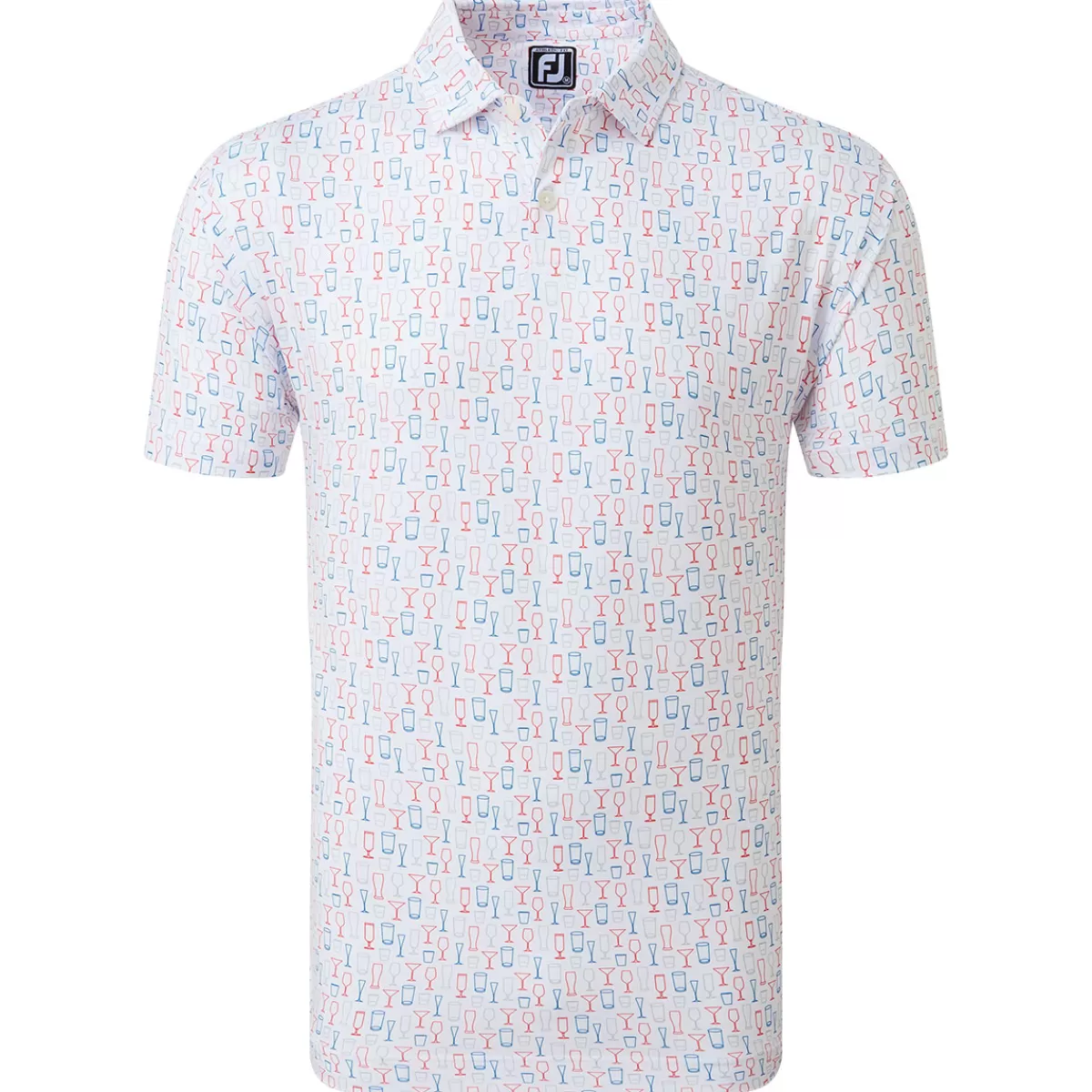 Shop FootJoy Men's Glass Print Golf Polo Shirt