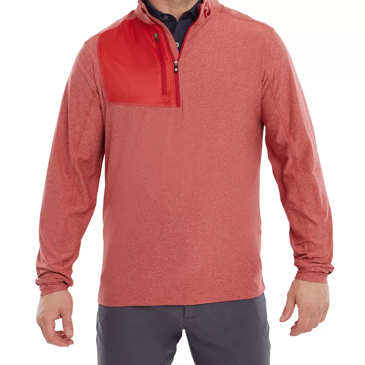 Best Sale Men's Heather Chill-Out Xp Golf Midlayer Men Men's Golf Sweaters