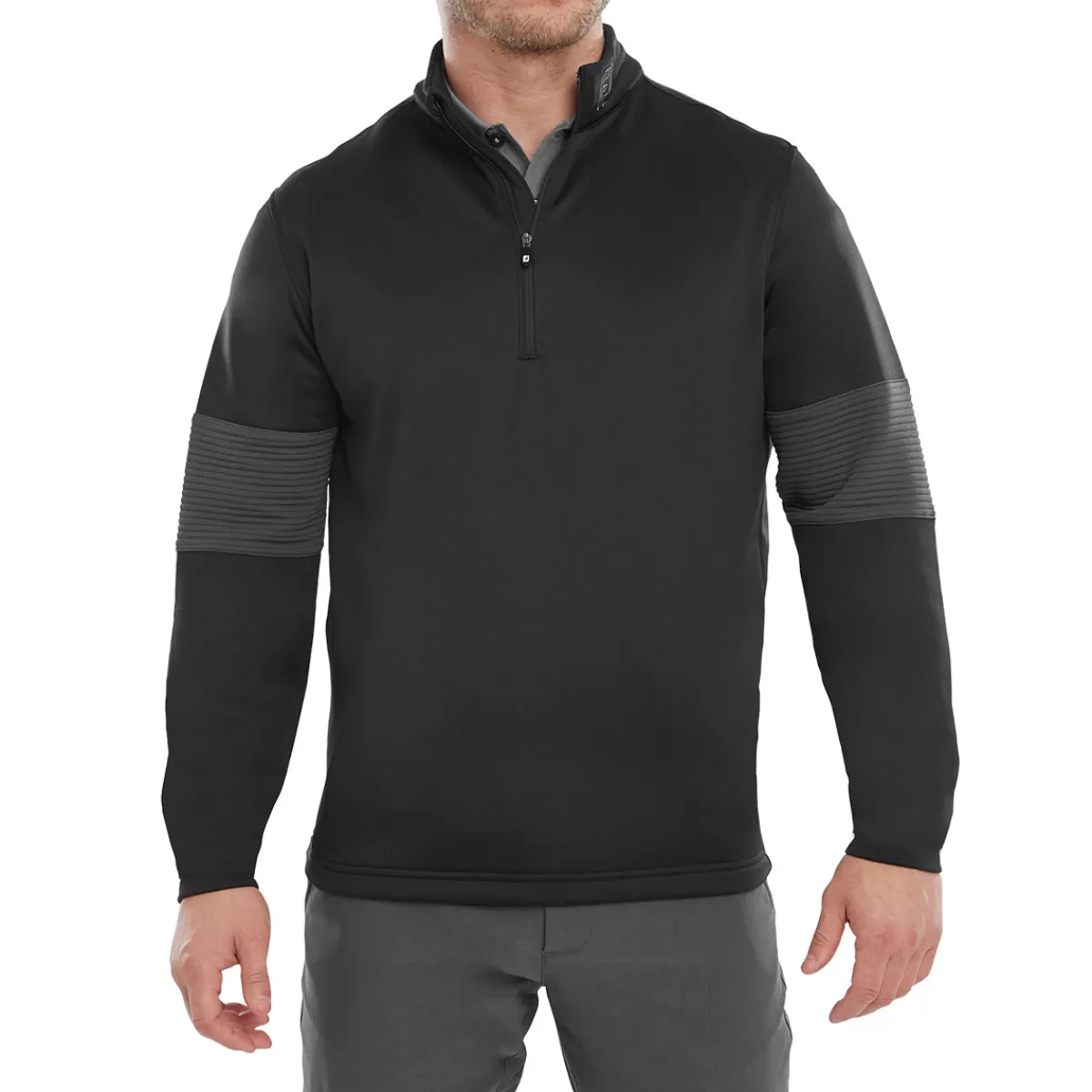 Hot Men's Ribbed Chill-Out Xp Golf Midlayer Men Men's Golf Sweaters