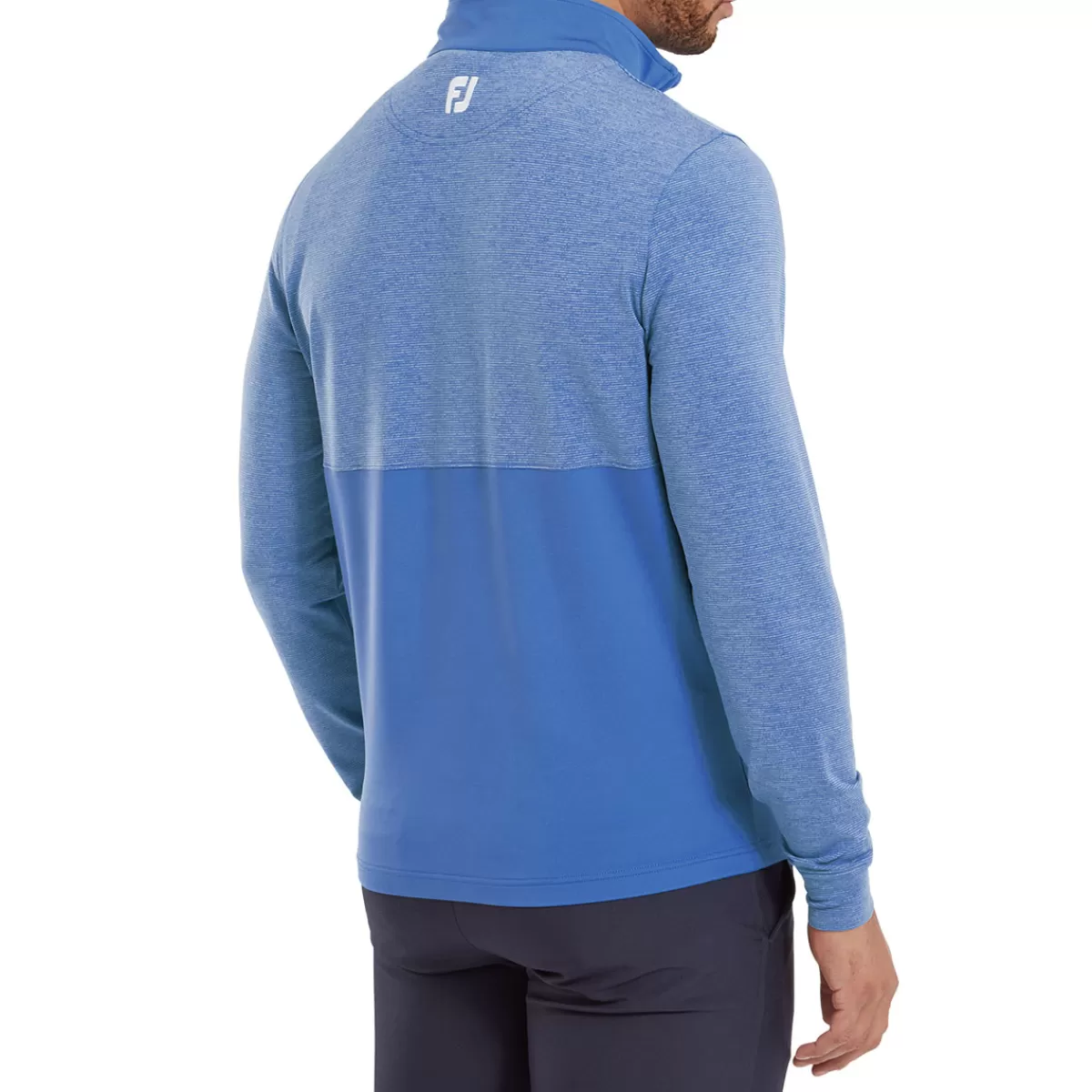 Store Men's Spaced Dye Blocked Chill-Out Golf Mid Layer Men Men's Golf Sweaters