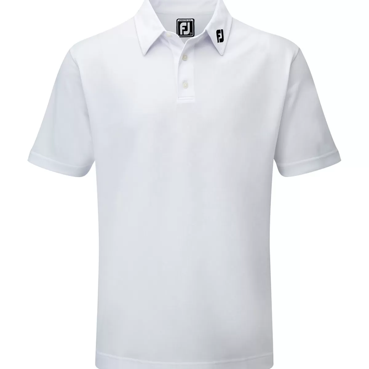 Shop FootJoy Men's Stretch Pique Solid Colour Golf Polo Shirt