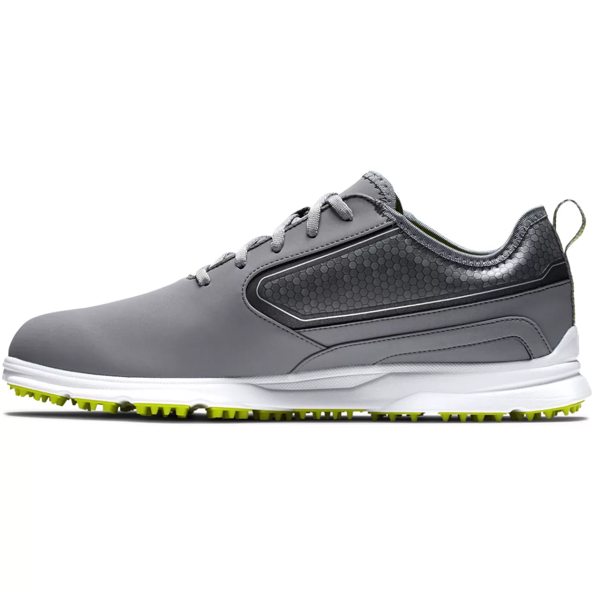 Hot FootJoy Men's Superlites Xp Waterproof Spikeless Golf Shoes Grey/White/Lime