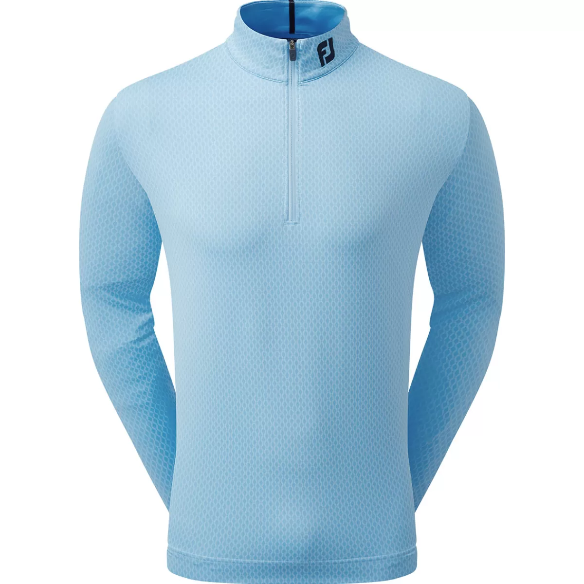 Discount Men's Tonal Print Knit Half Zip Golf Mid Layer Men Men's Golf Sweaters