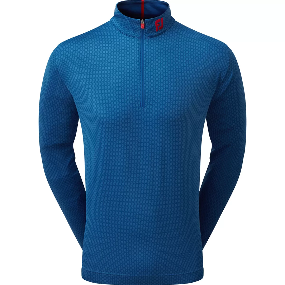 Discount Men's Tonal Print Knit Half Zip Golf Mid Layer Men Men's Golf Sweaters