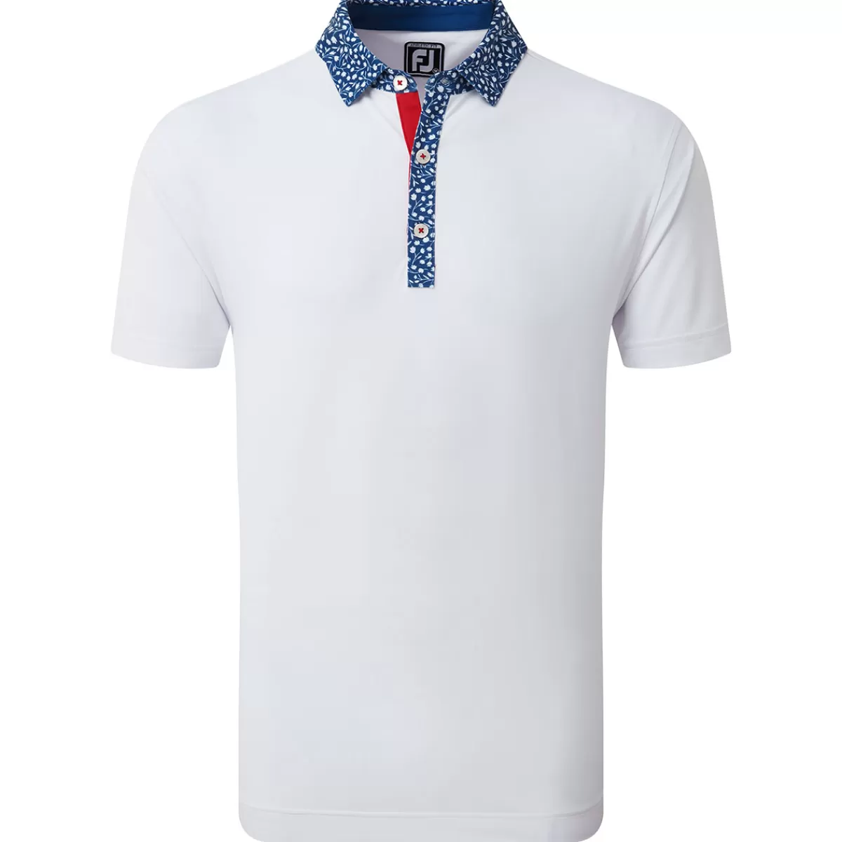 Online FootJoy Men's Tossed Tulip Trim Golf Polo Shirt