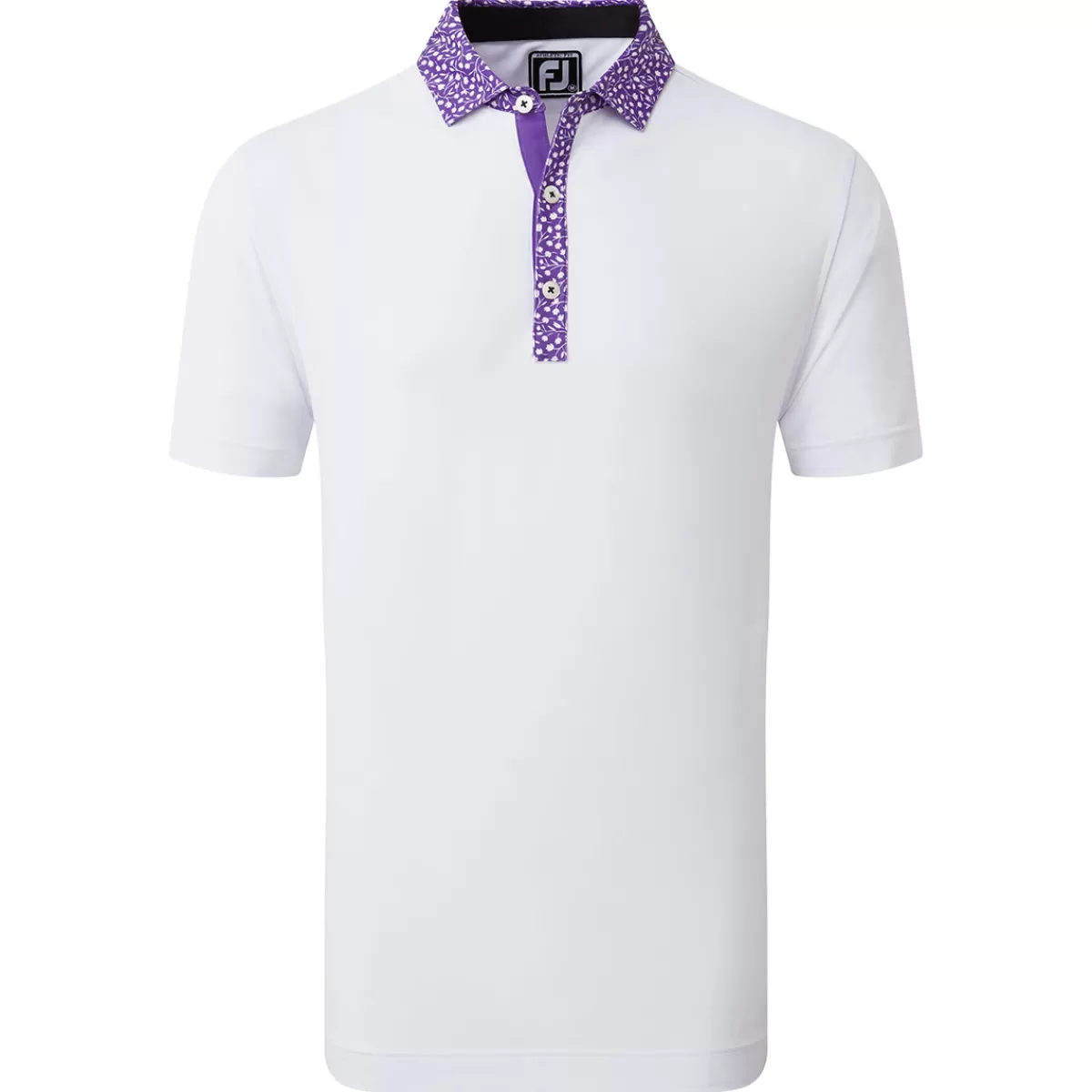 Discount FootJoy Men's Tossed Tulip Trim Golf Polo Shirt