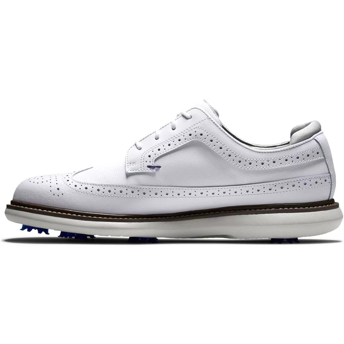 New FootJoy Men's Traditions Long Wing Waterproof Spiked Golf Shoes