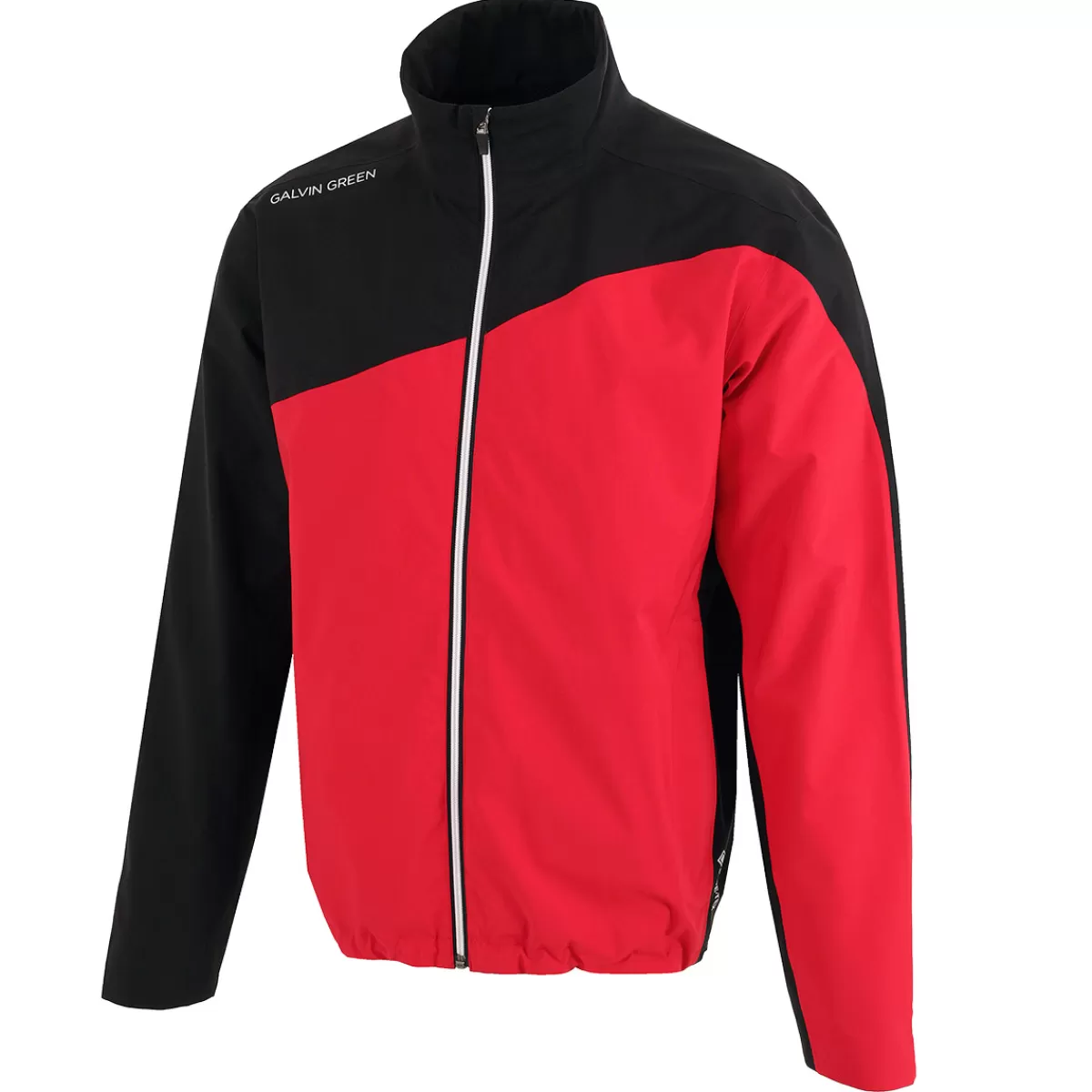 Shop Galvin Green Men's Aaron Gore-Tex Waterproof Golf Jacket Red/Black/White