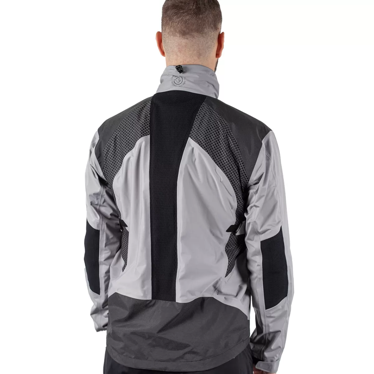 Cheap Galvin Green Men's Action Waterproof Golf Jacket Sharkskin/Black