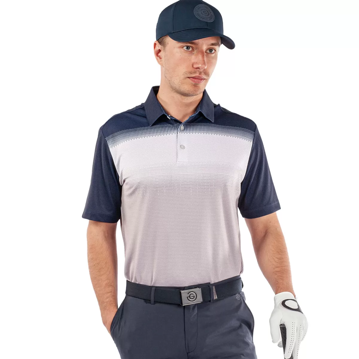 Flash Sale Galvin Green Men's Mo Golf Polo Shirt Cool Grey/White