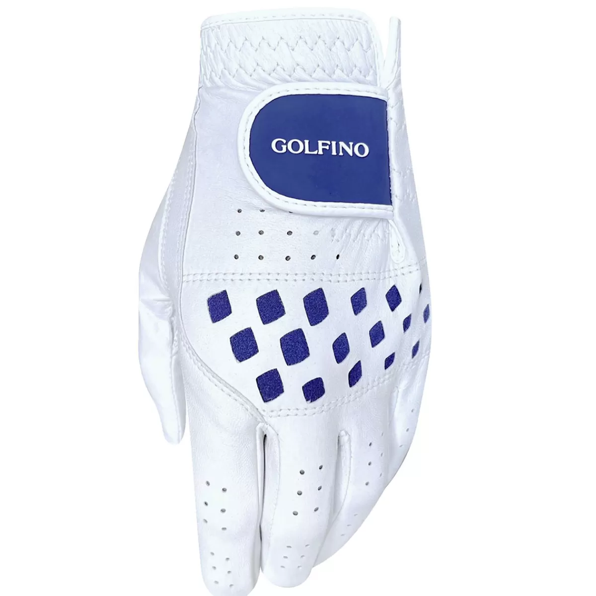 Clearance GOLFINO Ladies Cabretta Leather Golf Glove White/Navy
