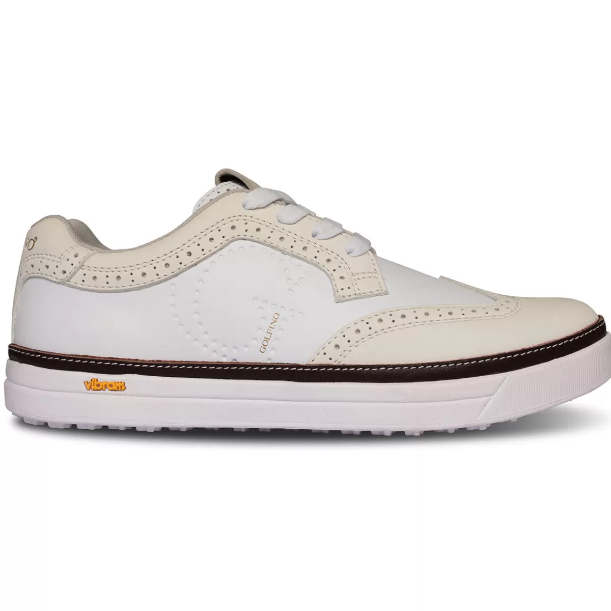 Online GOLFINO Ladies Casual Brogue Waterproof Spikeless Golf Shoes