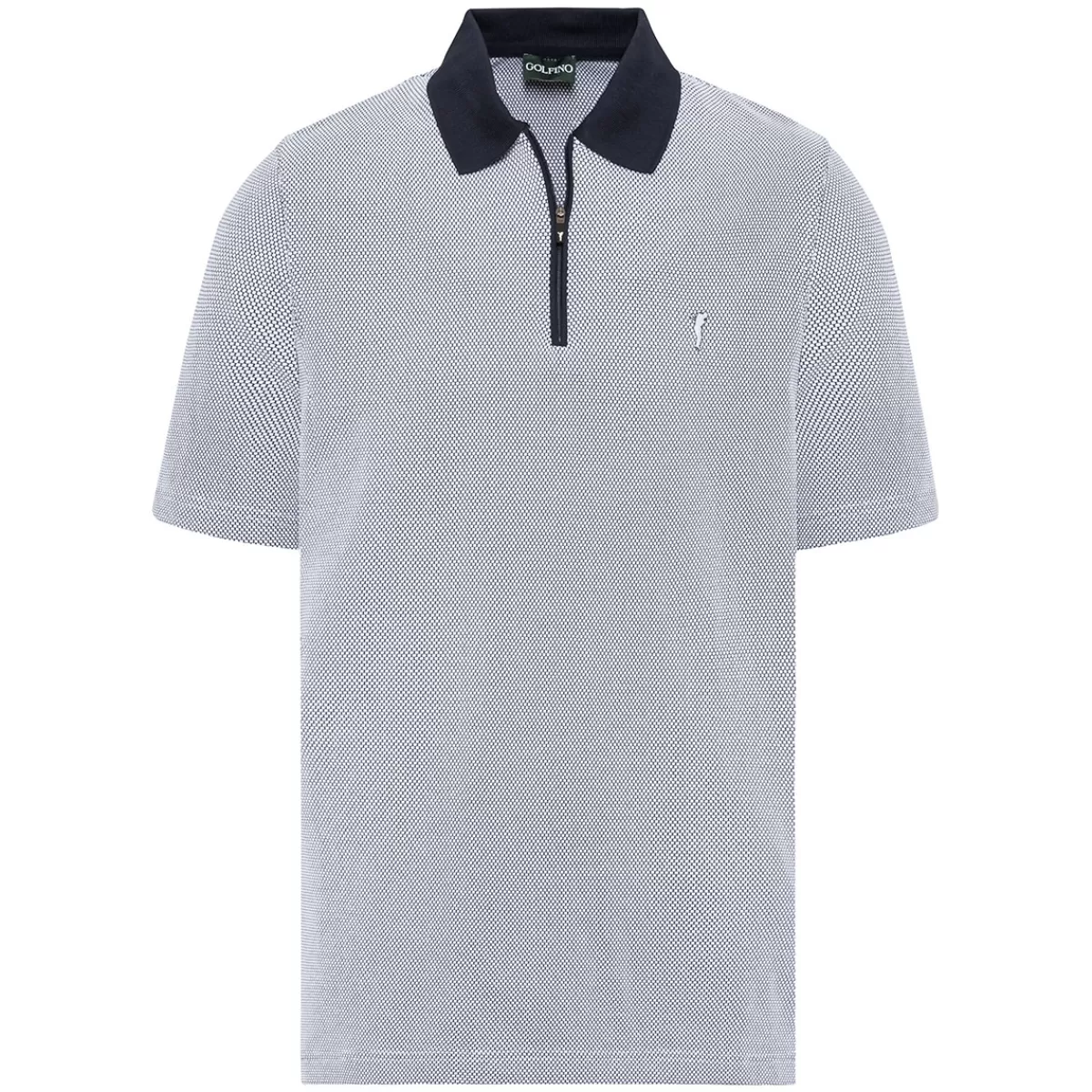 Fashion GOLFINO Men's Biarritz Golf Polo Shirt Navy