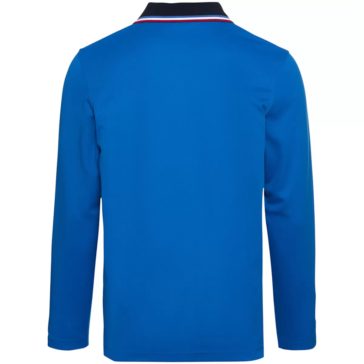 Sale GOLFINO Men's Contrast Collar Golf Polo Shirt Electric Blue