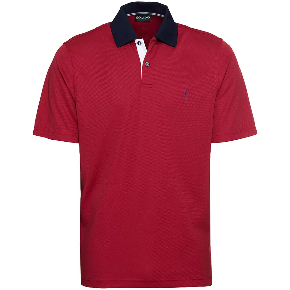 Flash Sale GOLFINO Men's Infrared Golf Polo Shirt Crimson
