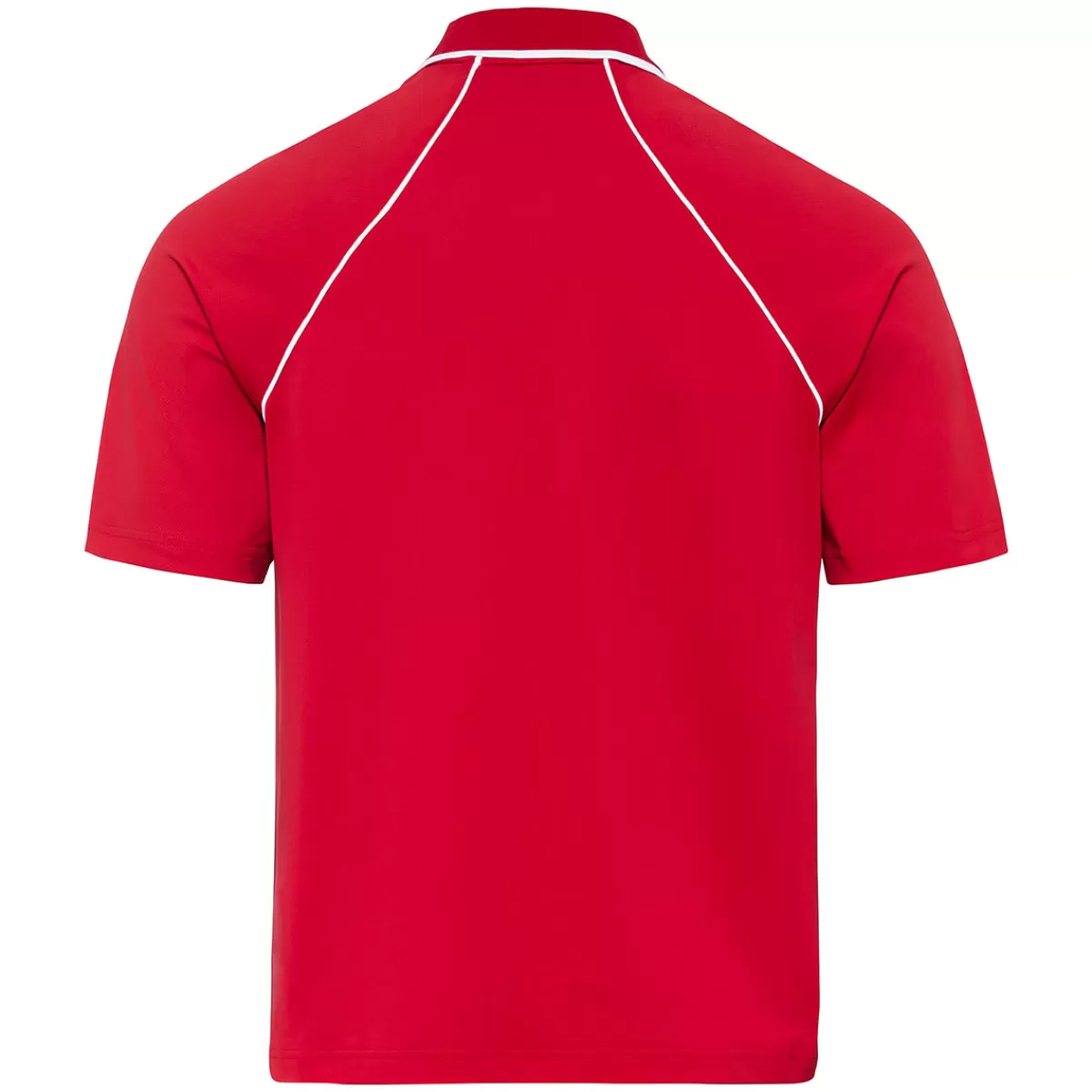 Cheap GOLFINO Men's Solid Performance Breathable Golf Polo Shirt Red Flame