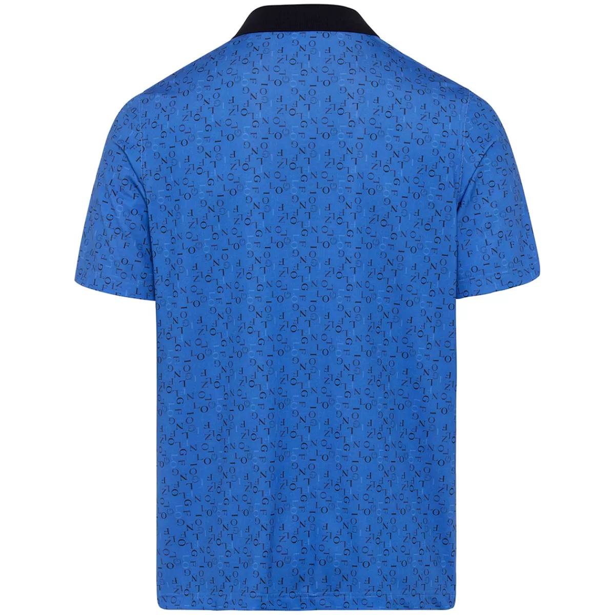 Store GOLFINO Men's Typo All-Over Golf Polo Shirt