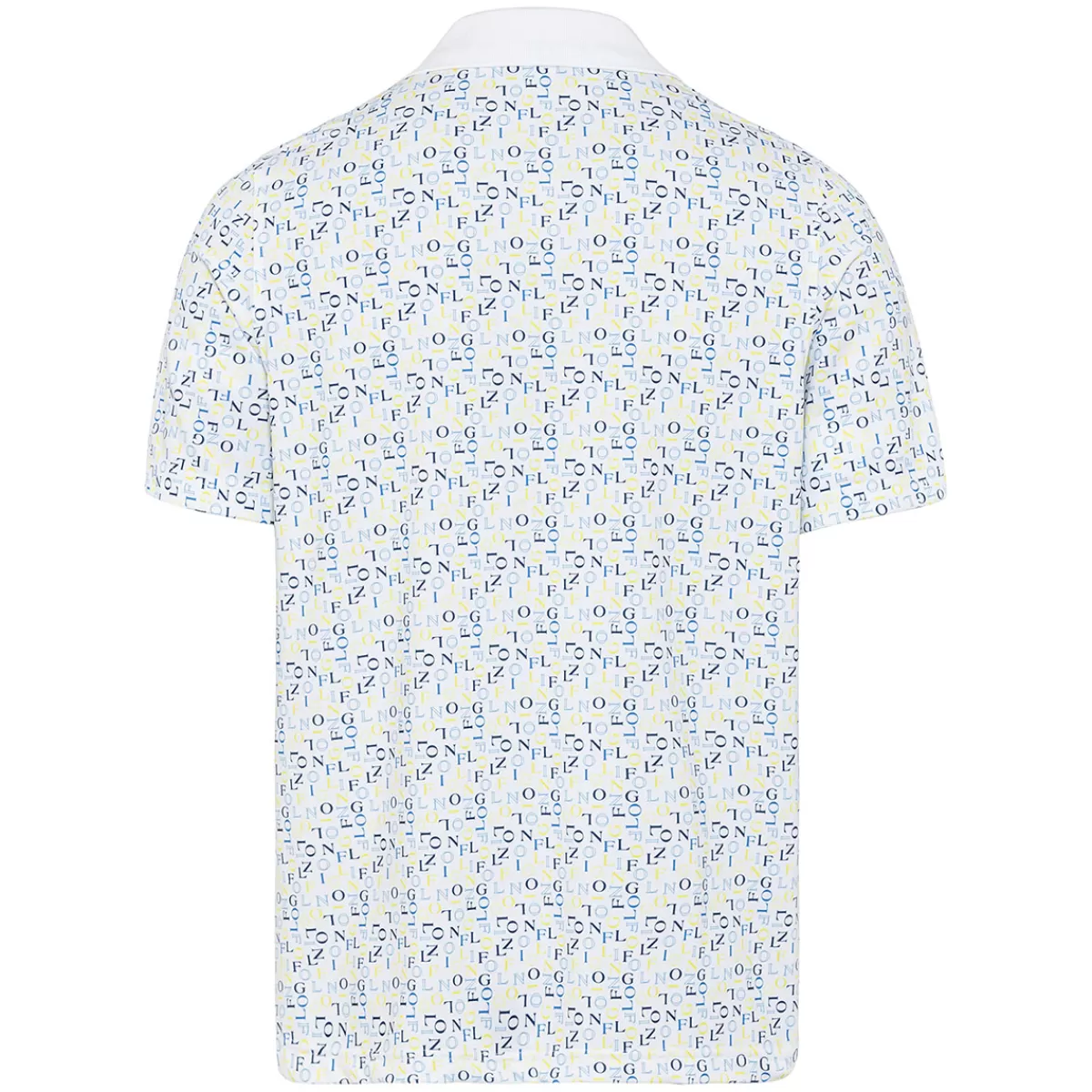 Online Men's Typo All-Over Golf Polo Shirt Men Men's Golf Polo Shirts