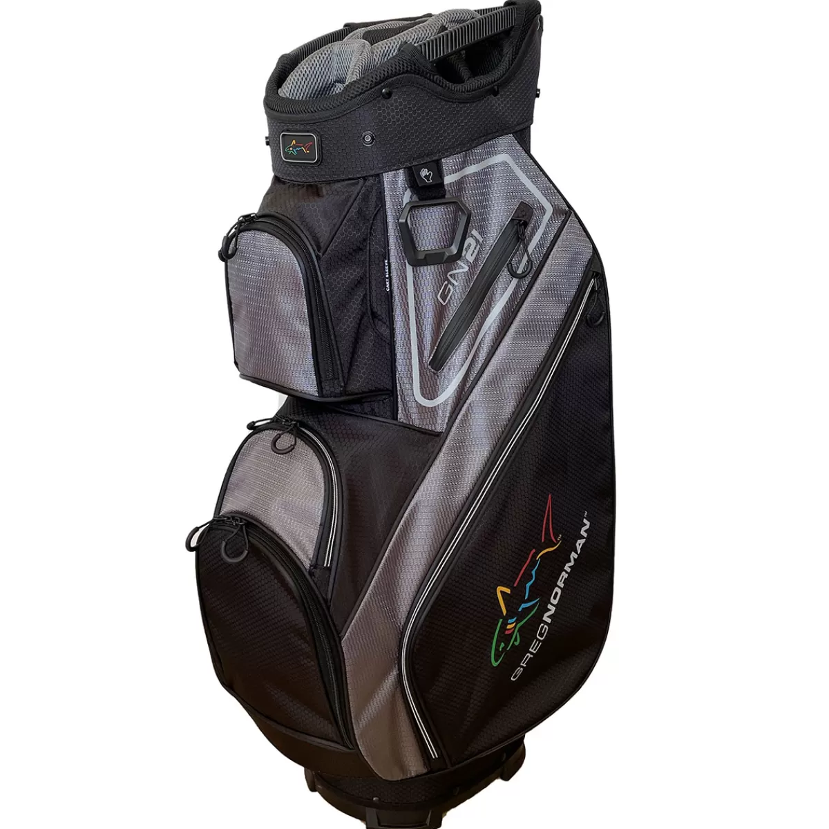 Sale Greg Norman Golf Cart Bag Black/Grey