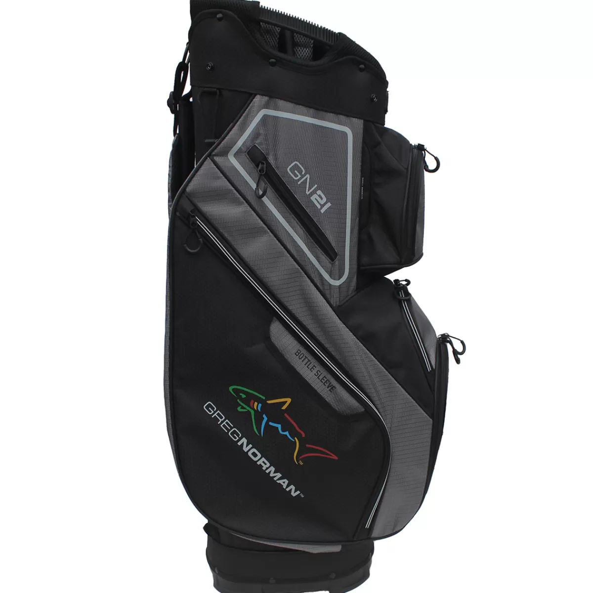 Sale Greg Norman Golf Cart Bag Black/Grey