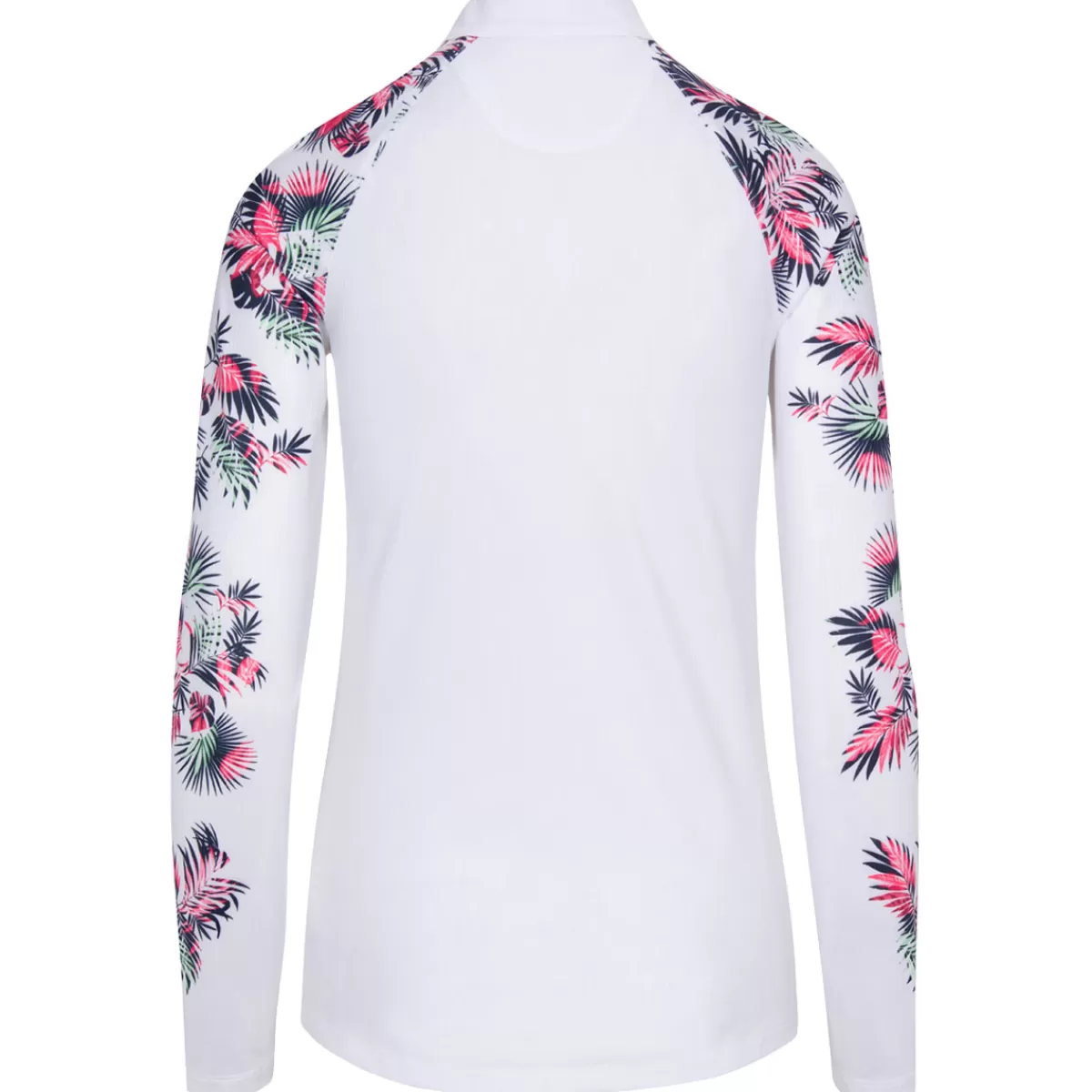 Store Greg Norman Ladies Calypso Half-Zip Golf Mid Layer White