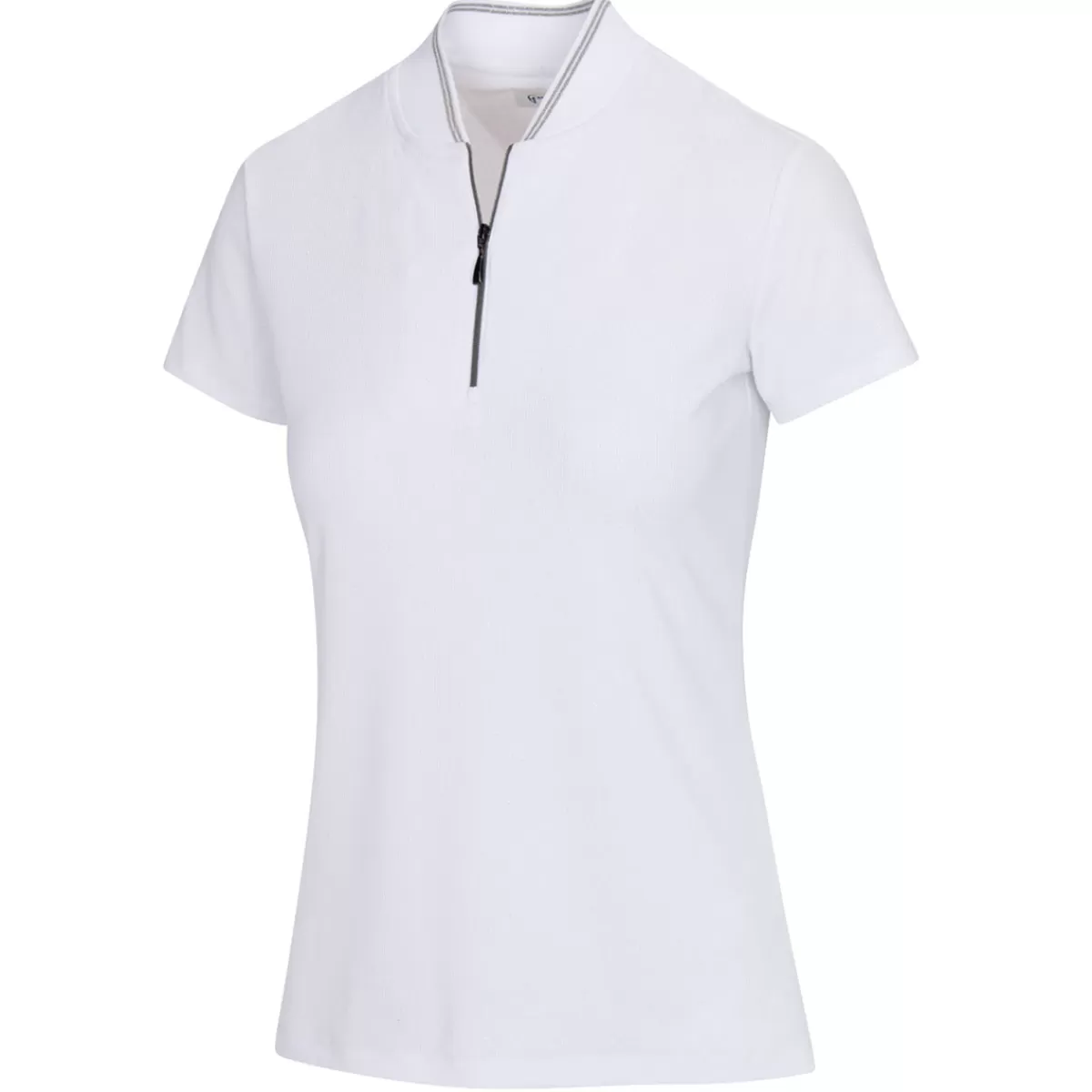 Online Greg Norman Ladies Celeste Golf Polo Shirt White