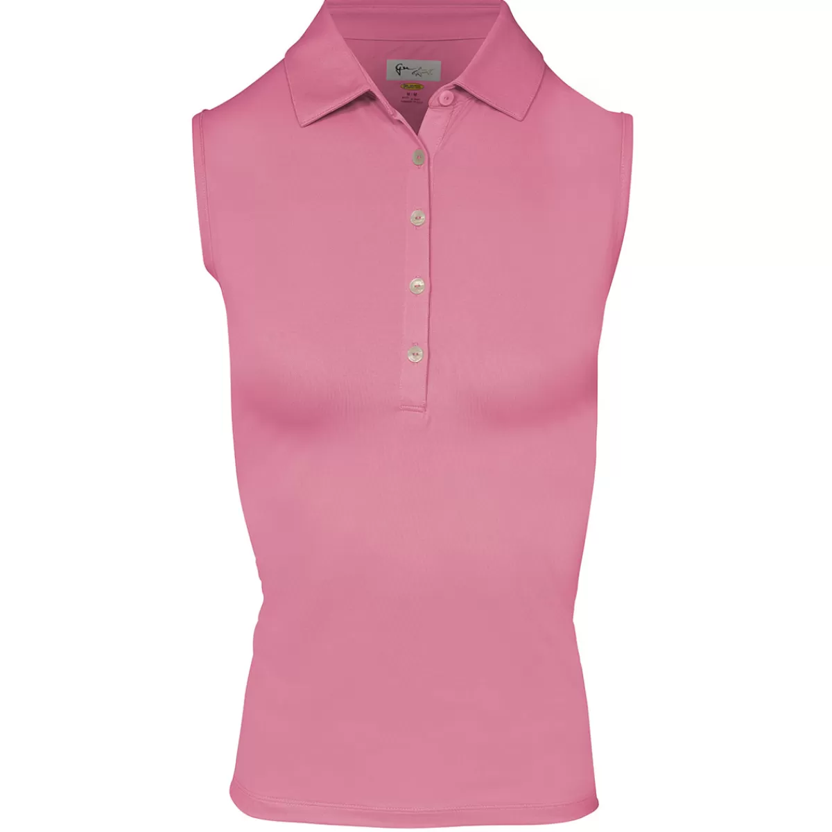 Best Greg Norman Ladies Freedom Pique Sleeveless Golf Polo Shirt