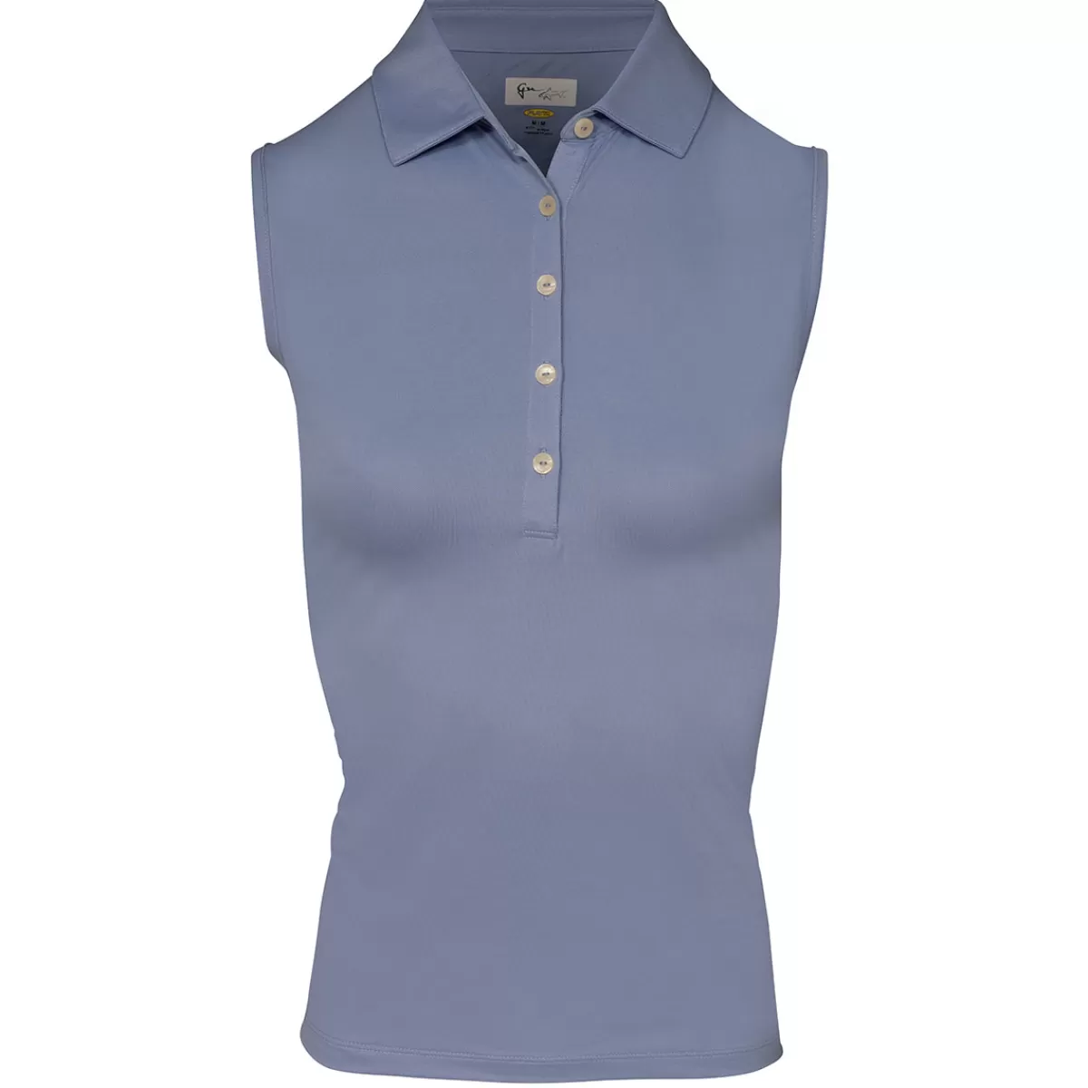 Best Greg Norman Ladies Freedom Pique Sleeveless Golf Polo Shirt