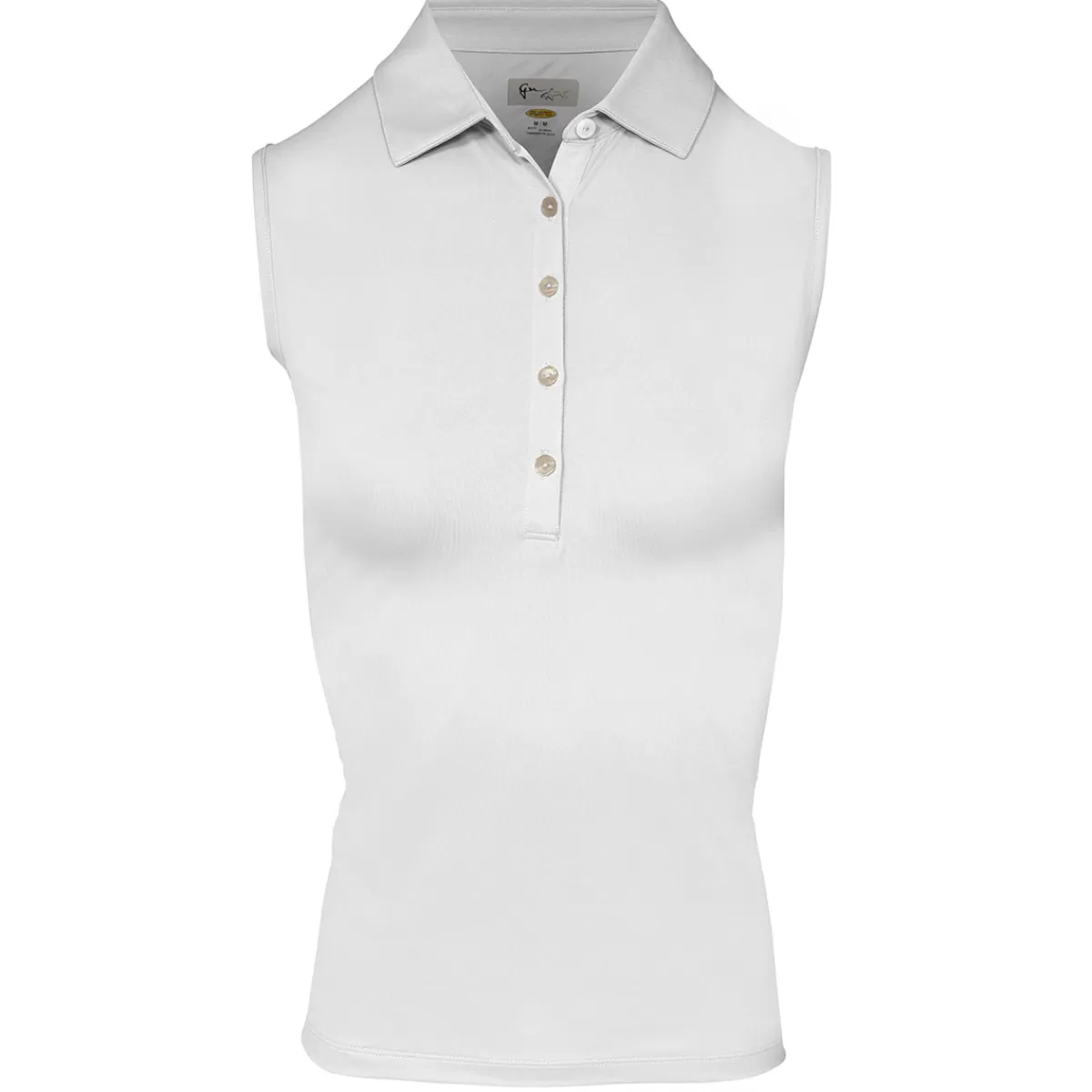Best Greg Norman Ladies Freedom Pique Sleeveless Golf Polo Shirt