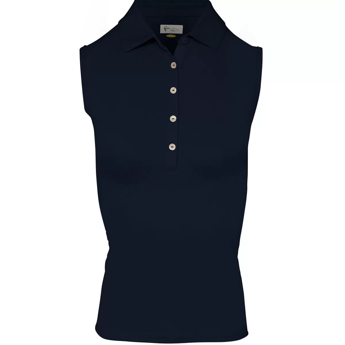 Best Sale Greg Norman Ladies Freedom Pique Sleeveless Golf Polo Shirt