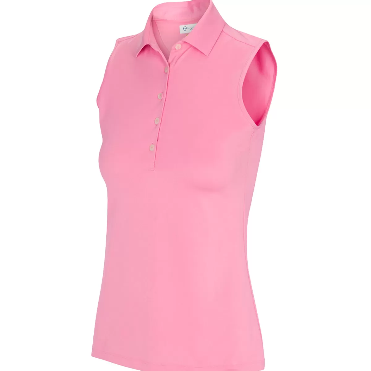 Best Sale Greg Norman Ladies Freedom Pique Sleeveless Golf Polo Shirt