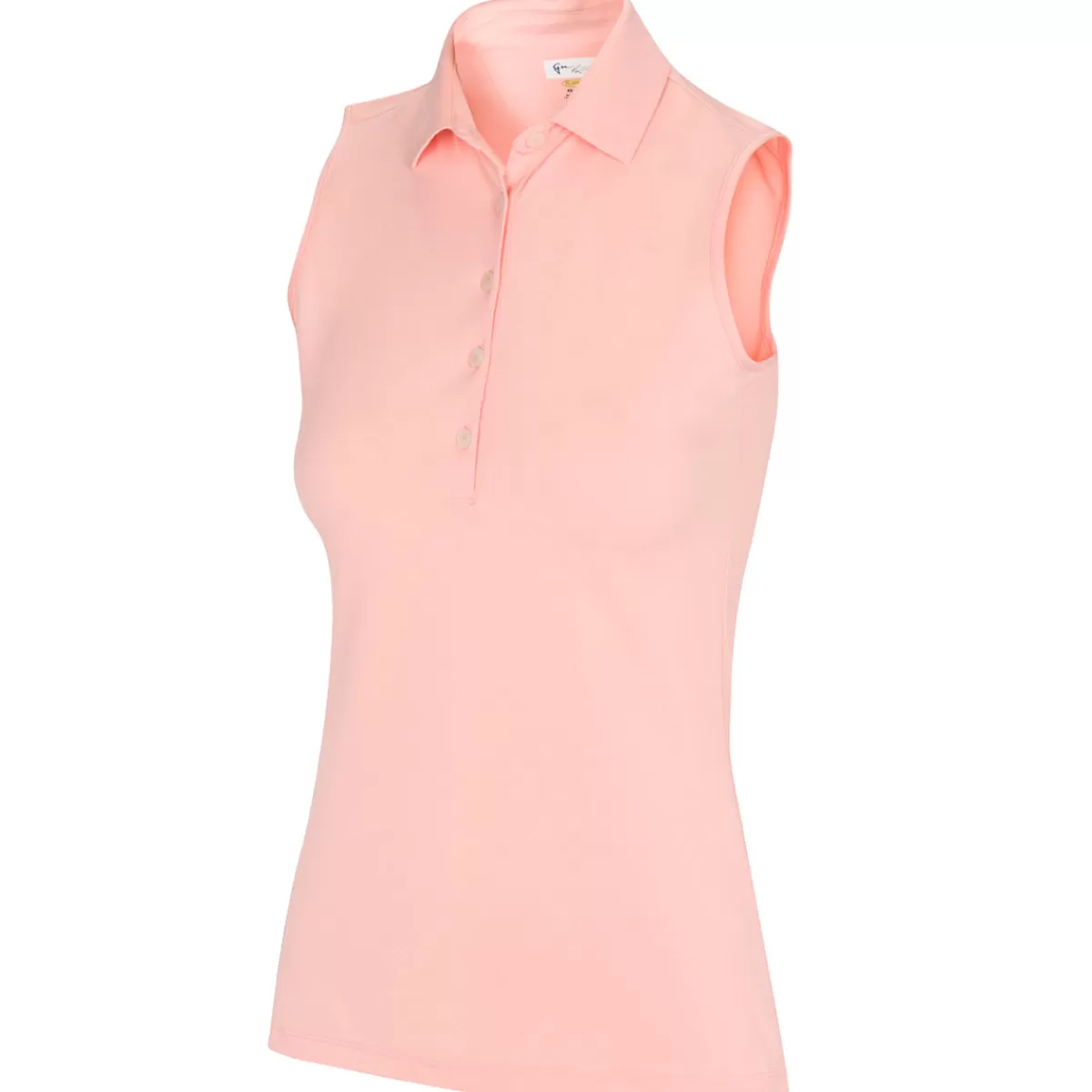 Best Sale Greg Norman Ladies Freedom Pique Sleeveless Golf Polo Shirt