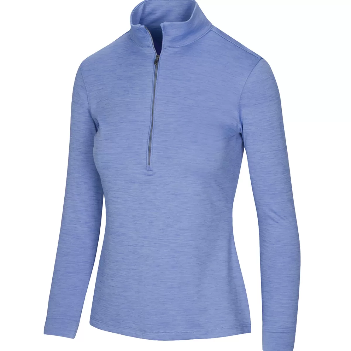 Clearance Greg Norman Ladies Half Zip Mock Golf Midlayer