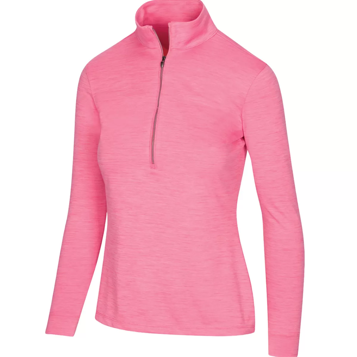 Store Greg Norman Ladies Half Zip Mock Golf Midlayer