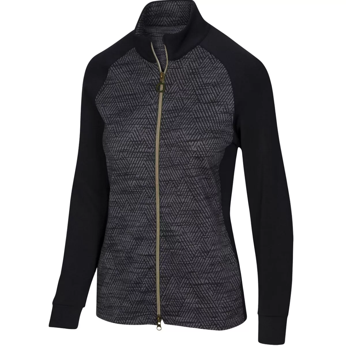 Flash Sale Greg Norman Ladies Herringbone Golf Jacket