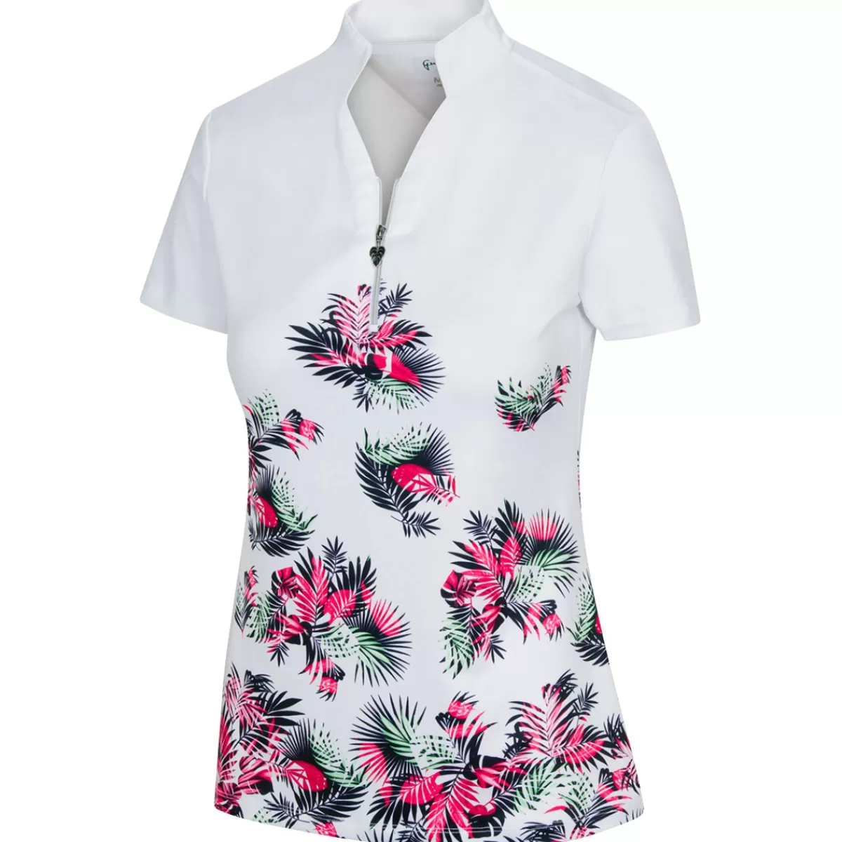 Discount Greg Norman Ladies Leilani Golf Polo Shirt White