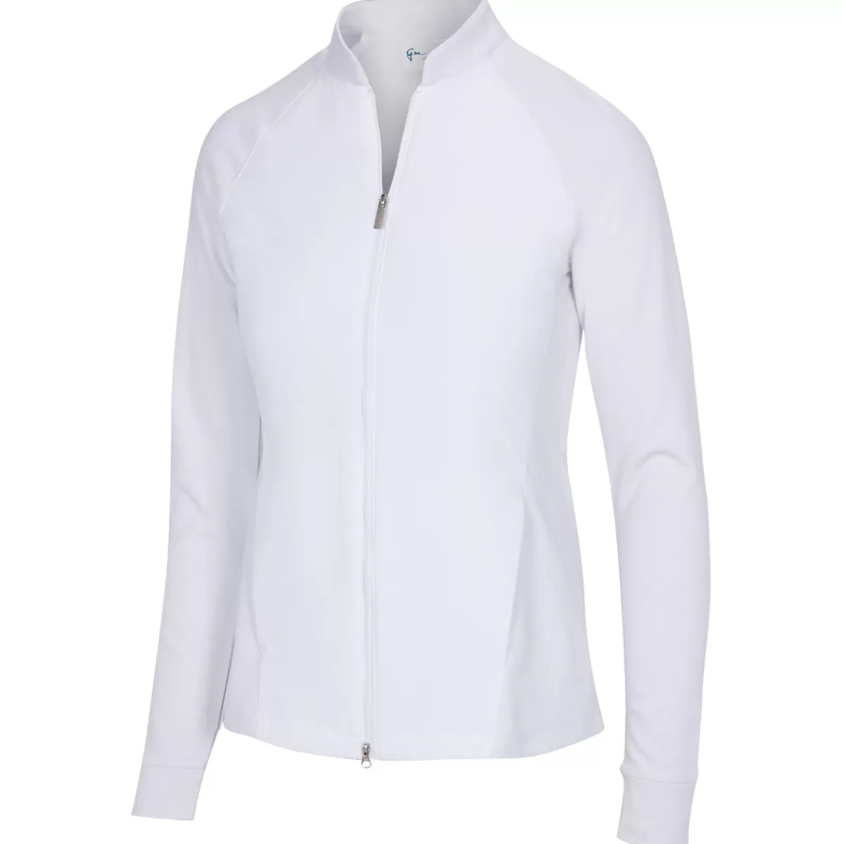 Best Sale Greg Norman Ladies Mix Media Golf Jacket