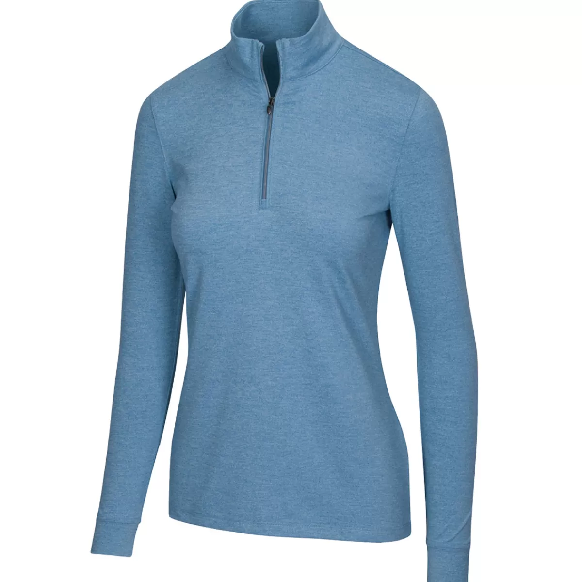 Best Sale Greg Norman Ladies Peached Golf Midlayer