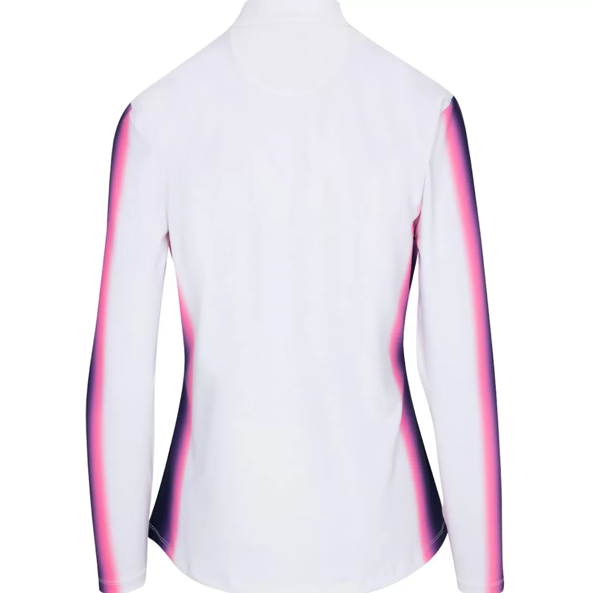 Clearance Greg Norman Ladies Salvador Half Zip Golf Mid Layer White