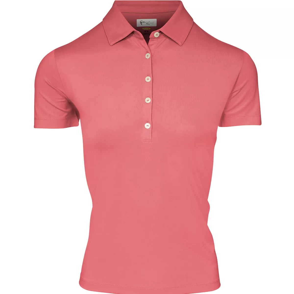 Discount Greg Norman Ladies Shark Logo Golf Polo Shirt