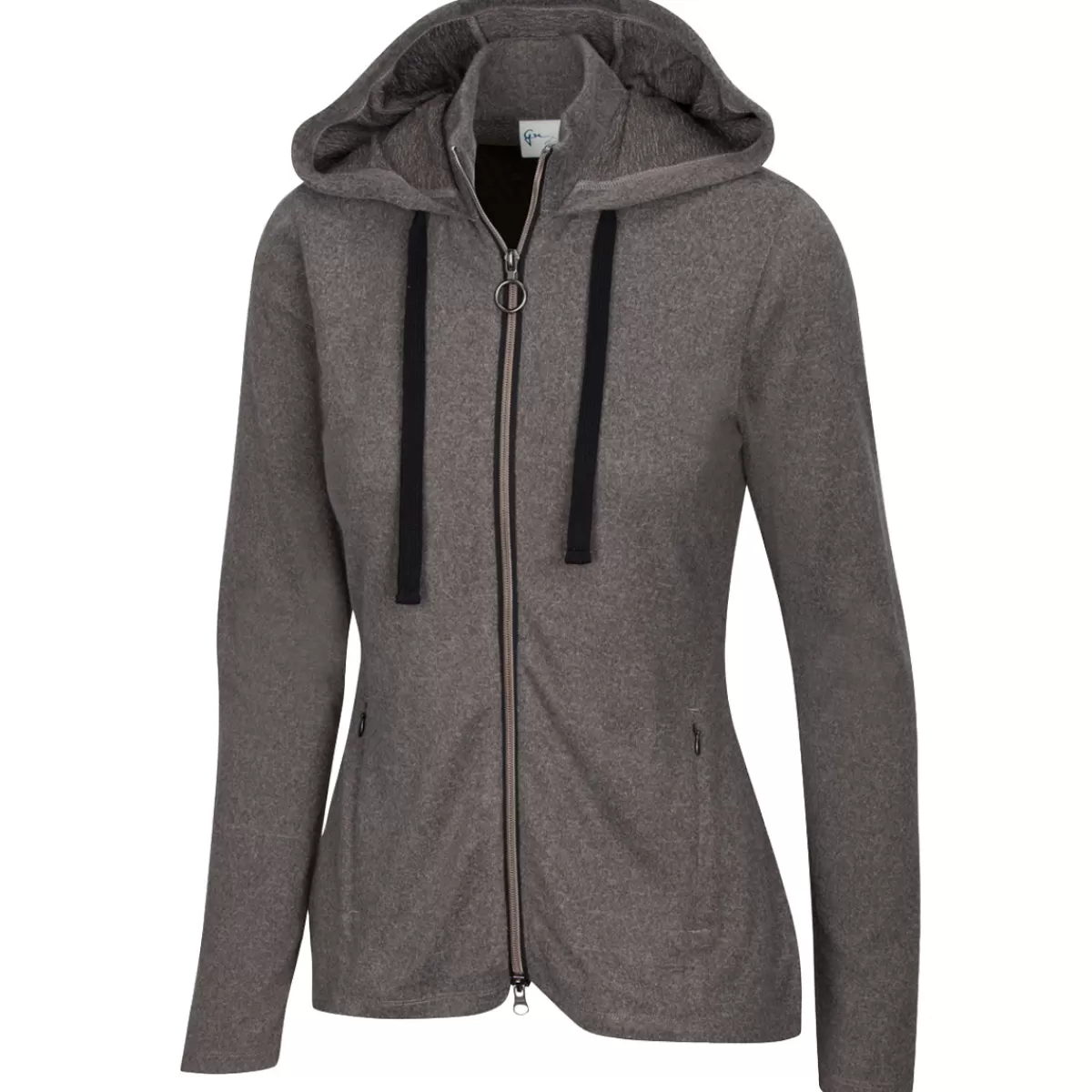 Outlet Greg Norman Ladies Sofia Golf Jacket Charcoal/Heather