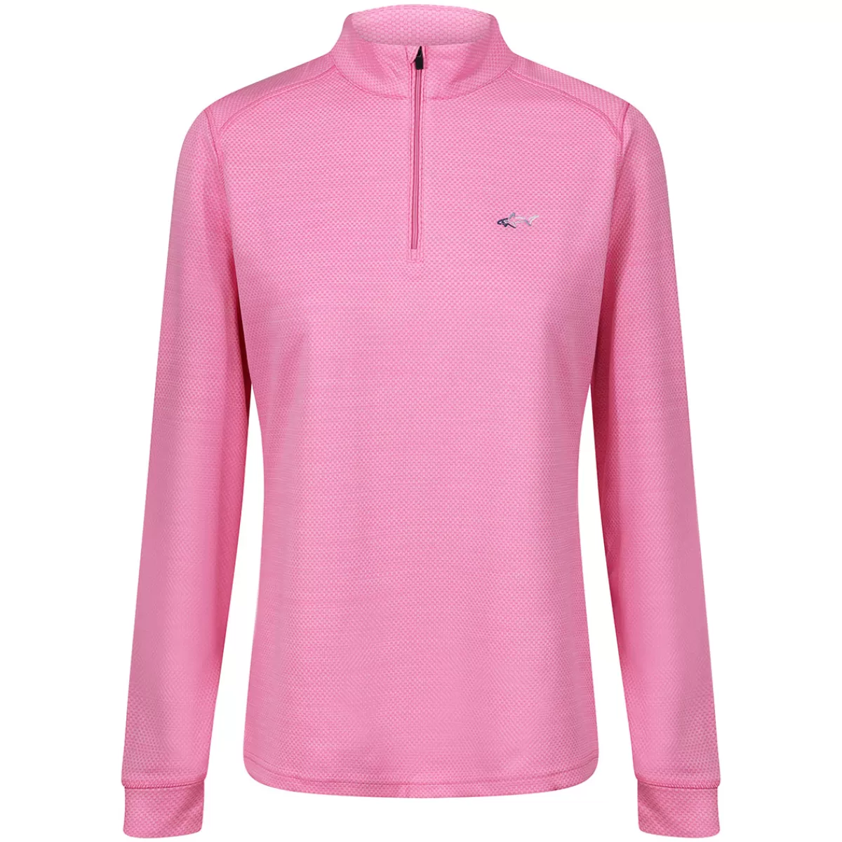 Sale Greg Norman Ladies Textured Quarter Zip Midlayer